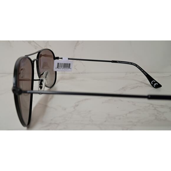 NEW Prive Revaux Commando Mini Caviar Black Aviator Polarized Unisex Sunglasses - Picture 4 of 7